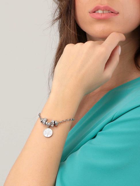 DROPS 2 BEADS Bratara cu arborele vietii SILVER - Brățări