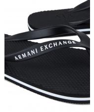 ARMANI EXCHANGE FLIP FLOP Papuci flip-flop Negru / negru - Pantofi bărbați - 3