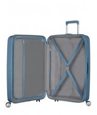 AMERICAN TOURISTER Troler Linia SOUNDBOX, dimensiuni mari, extensibilă albastru piatra - Trolere rigide - 2