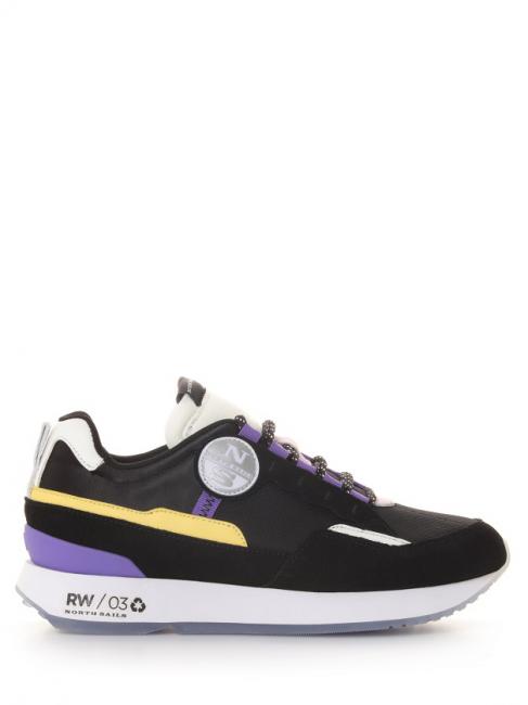 RW-03 RECI Adidași negru / galben / violet - Pantofi femei