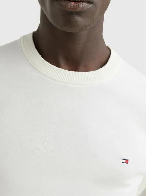 1985 CREW Hanorac din amestec de bumbac fildeș - Pulovere pentru bărbați