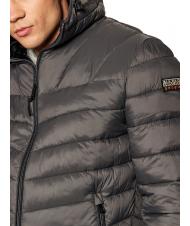 NAPAPIJRI AERONS H 2 Jacheta de puf cu gluga solid gri &icirc;nchis - Jachete pentru bărbați - 3