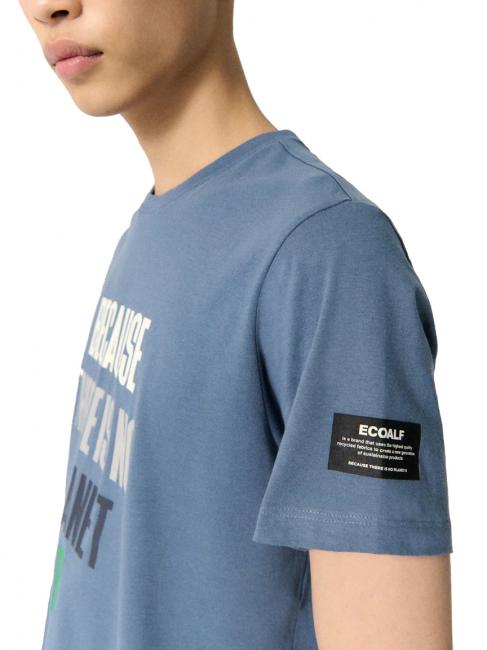 MINALF Tricou din bumbac reciclat albastru oceanic - tricou