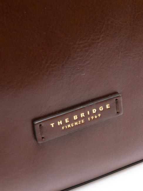 MADDALENA Shopper pe umar, din piele BROWN - Genți femei