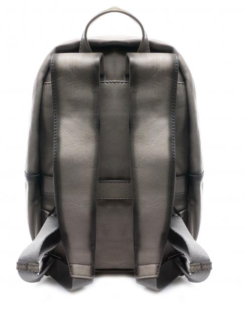 FREESTYLE Rucsac din piele gri / ruteniu &icirc;nchis - Rucsacuri pentru laptop