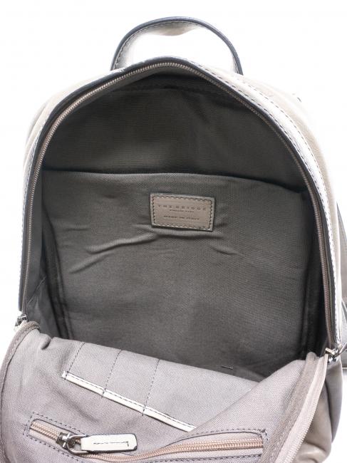 FREESTYLE Rucsac din piele gri / ruteniu &icirc;nchis - Rucsacuri pentru laptop