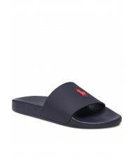 RALPH LAUREN POLO SLIDE Papuci bleumarin / roșu pp - Pantofi bărbați - 2
