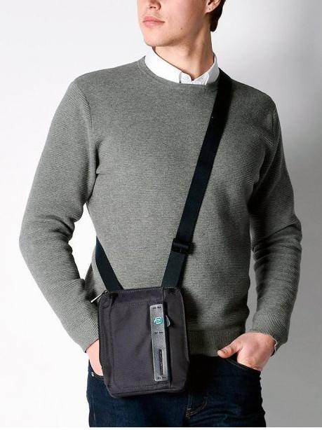 Sac Linia P16 CHEVRON / NEGRU - Genți de umăr bărbați