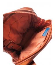 PIQUADRO Geanta VIBE afară, din piele ciocanită portocaliu3 - Genți de umăr bărbați - 5