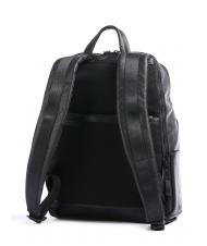 PIQUADRO HARPER Rucsac pentru laptop 14”, din piele negru - Rucsacuri pentru laptop - 2