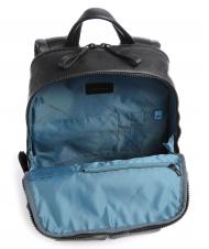 PIQUADRO HARPER Rucsac pentru laptop 14”, din piele negru - Rucsacuri pentru laptop - 4