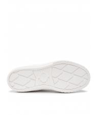 TWINSET Sneaker alta in pelle con inserti zebrati  zebră albă / blană - Pantofi femei - 6