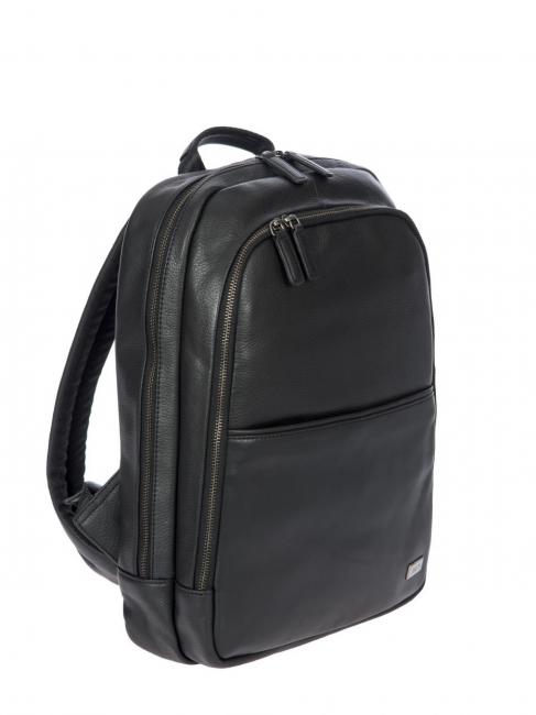 TORINO Rucsac pentru laptop de 13&rdquo;, din piele negru - Rucsacuri pentru laptop