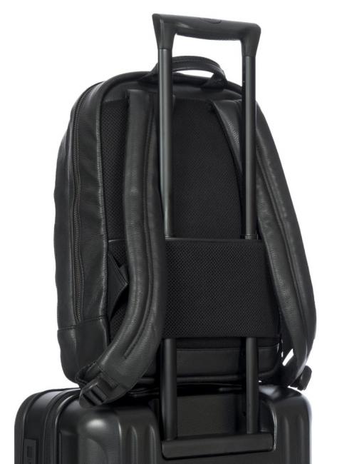 TORINO Rucsac pentru laptop de 13&rdquo;, din piele negru - Rucsacuri pentru laptop