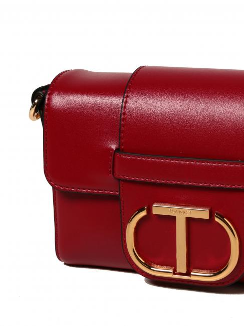 Borsa a tracolla mini con patta  cireașă - Genți femei
