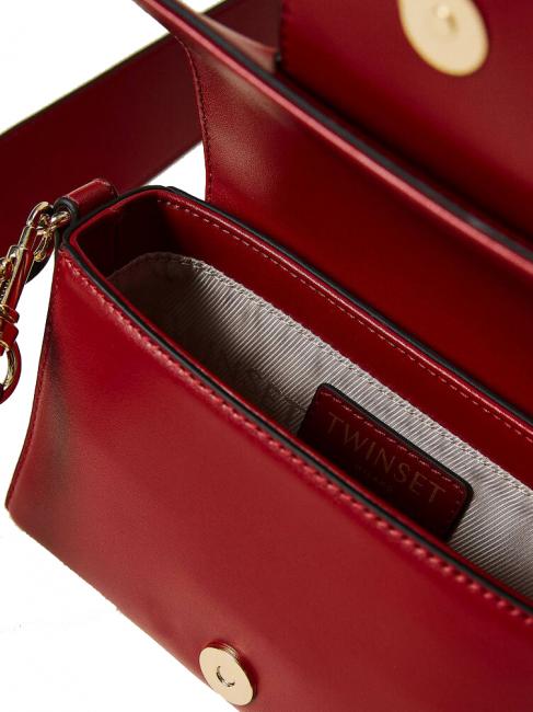Borsa a tracolla mini con patta  cireașă - Genți femei
