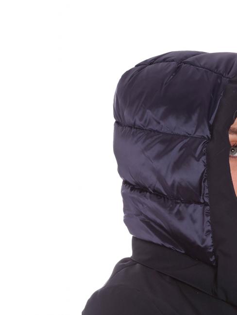 SOL plapumă moale reală bleumarin &icirc;nchis - Jachete de puf pentru femei