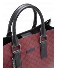 TRUSSARDI MONOGRAM Geanta de mana, cu bareta de umar roșu / negru - Serviete birou - 3