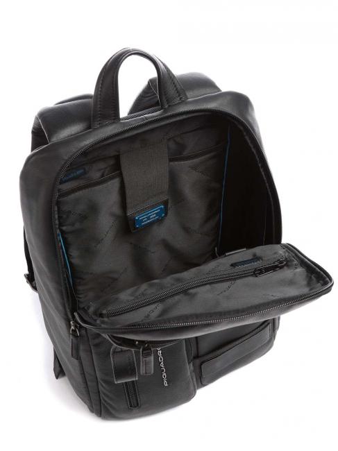 W103 Rucsac din piele, suport pc 15,6". negru - Rucsacuri pentru laptop