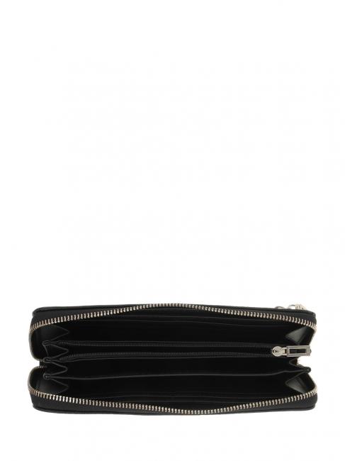 LAUREL Portofel cu fermoar BLACK - Portofele femei