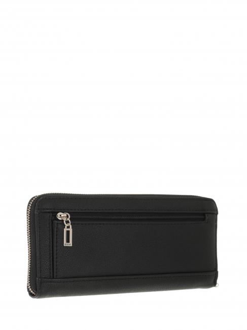 LAUREL Portofel cu fermoar BLACK - Portofele femei