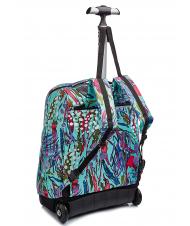 INVICTA BENIN ABSTRACT JUNGLE Rucsac cu troler aqua junglei abstracte - Rucsacuri cu role - 2