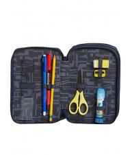 INVICTA Astuccio 3 zip Trusa cu tot pentru scoala! grilehadesblue - Penare și accesorii - 4