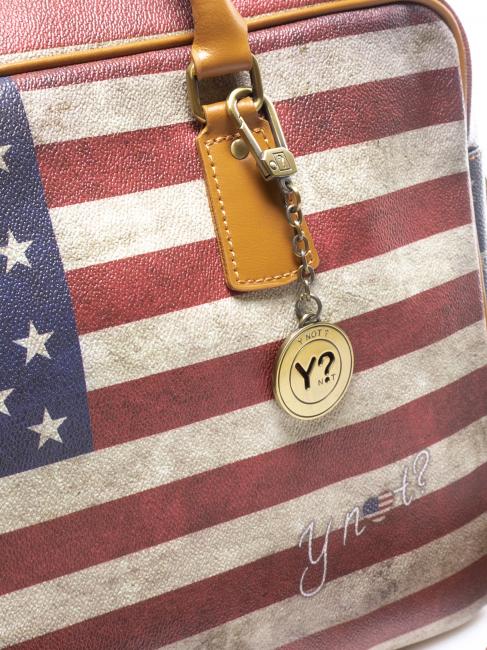 FLAG VINTAGE Servietă cu curea de umăr Statele Unite ale Americii - Serviete birou