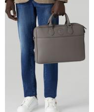 TRUSSARDI CARTELLA  Cu mana, cu curea de umar metal cald - Serviete birou - 4