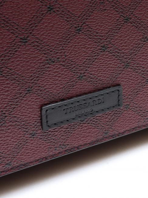 MONOGRAM Geanta messenger creponata roșu / negru - Serviete birou