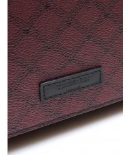 TRUSSARDI MONOGRAM Geanta messenger creponata roșu / negru - Serviete birou - 3