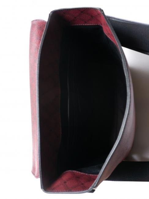 MONOGRAM Geanta messenger creponata roșu / negru - Serviete birou
