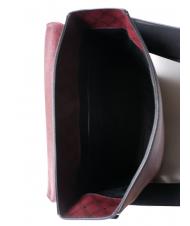 TRUSSARDI MONOGRAM Geanta messenger creponata roșu / negru - Serviete birou - 5
