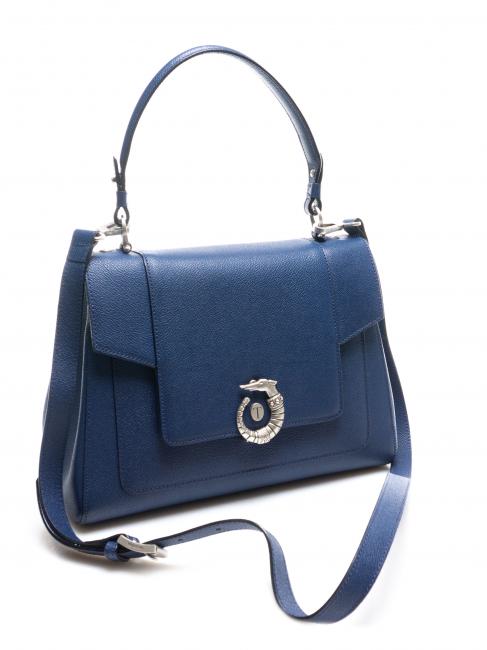 Borsa a cartelletta con tracolla  blu arge inv - Genți femei