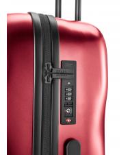 CRASH BAGGAGE ICON Troller de mărime medie roșu metal - Trolere rigide - 6