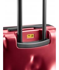 CRASH BAGGAGE ICON Troller de mărime medie roșu metal - Trolere rigide - 8
