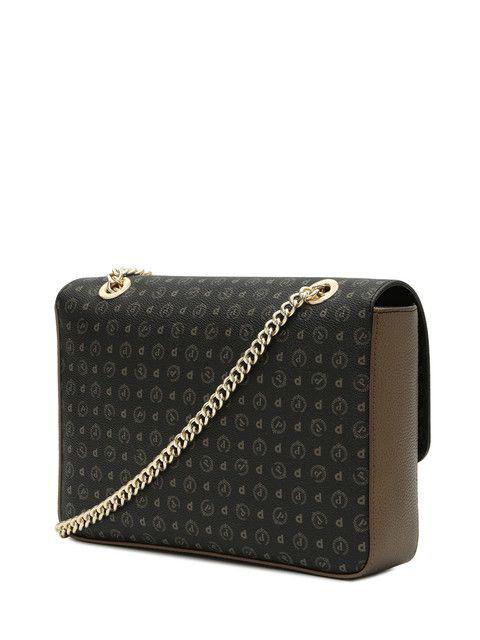 Patrimoniul clasic Geantă de umăr negru de bronz - Genți femei