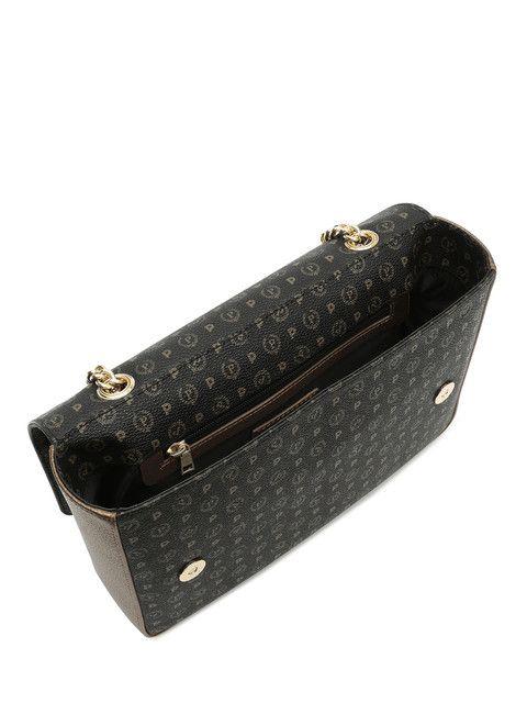 Patrimoniul clasic Geantă de umăr negru de bronz - Genți femei