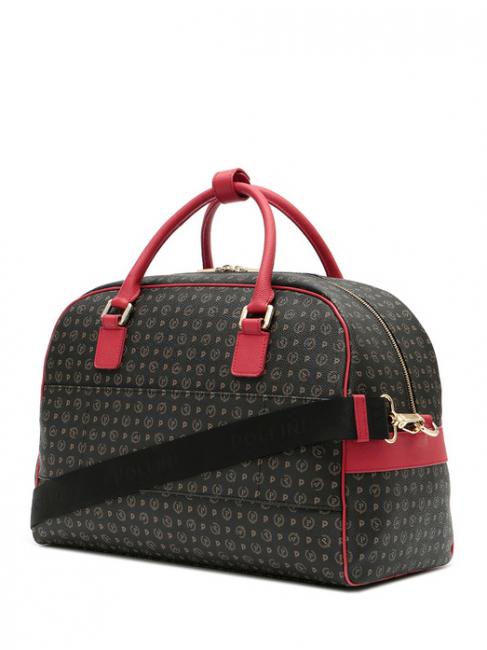HERITAGE TRAVEL Geantă duffle cu curea de umăr lac negru - Genți de voiaj