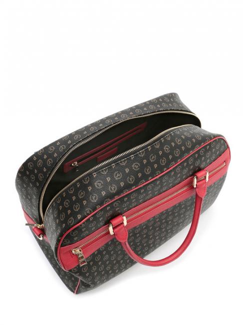 HERITAGE TRAVEL Geantă duffle cu curea de umăr lac negru - Genți de voiaj