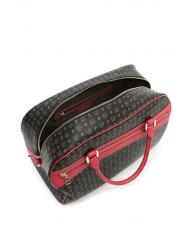 POLLINI HERITAGE TRAVEL Geantă duffle cu curea de umăr lac negru - Genți de voiaj - 4