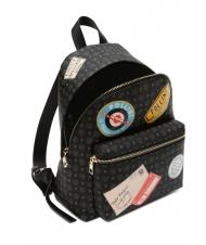 POLLINI HERITAGE PATCH Rucsac negru - Genți femei - 3