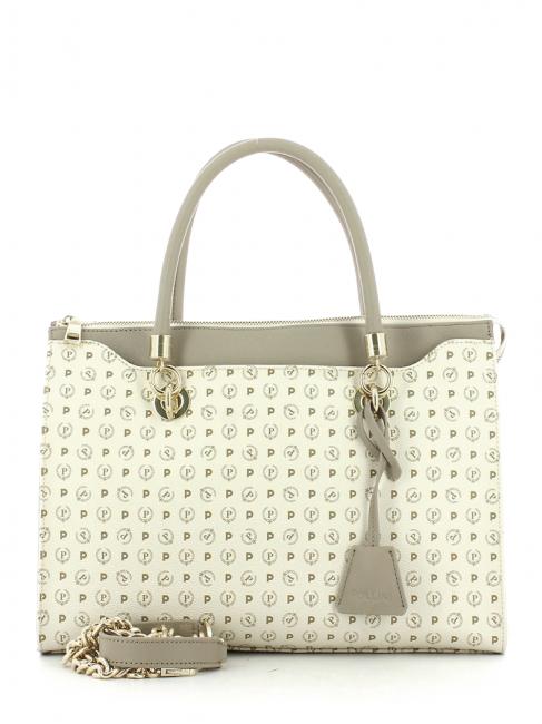 Patrimoniul clasic Cumpărător de umeri, cu curea de umăr fildeş - Genți femei