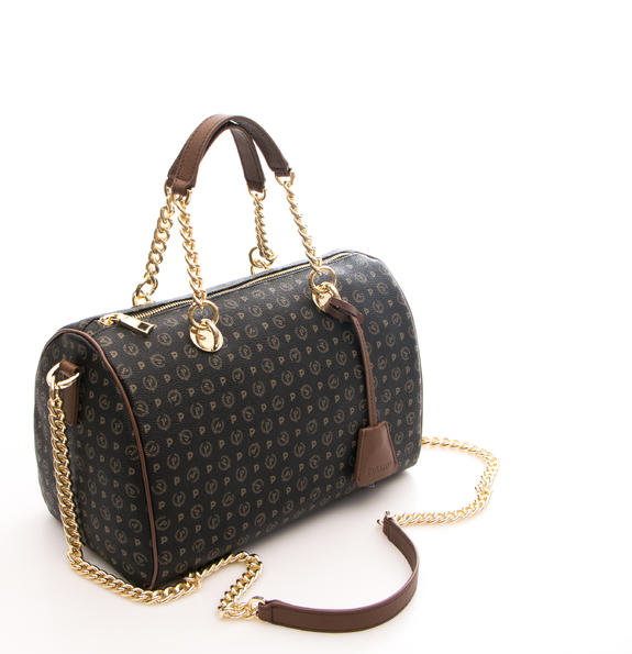 Tapiro Geantă de mână, cu curea de umăr negru maro - Genți femei