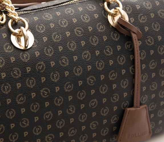 Tapiro Geantă de mână, cu curea de umăr negru maro - Genți femei