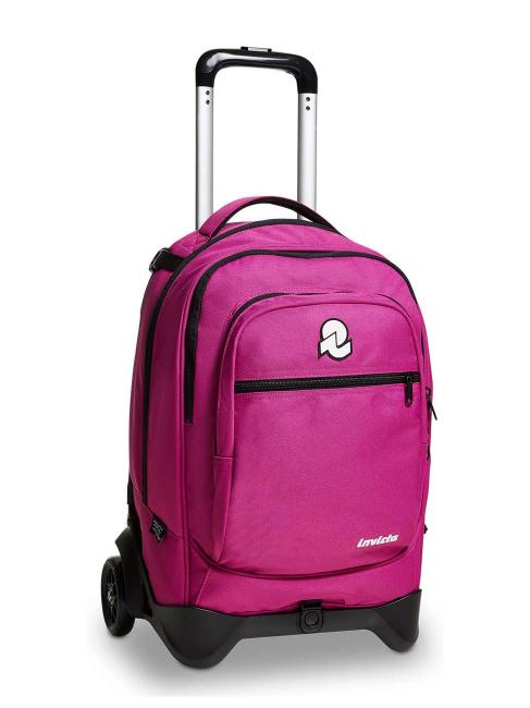 NEW WAY NEW PLUG Plain Rucsac troler, detasabil festival fucsia - Rucsacuri cu role