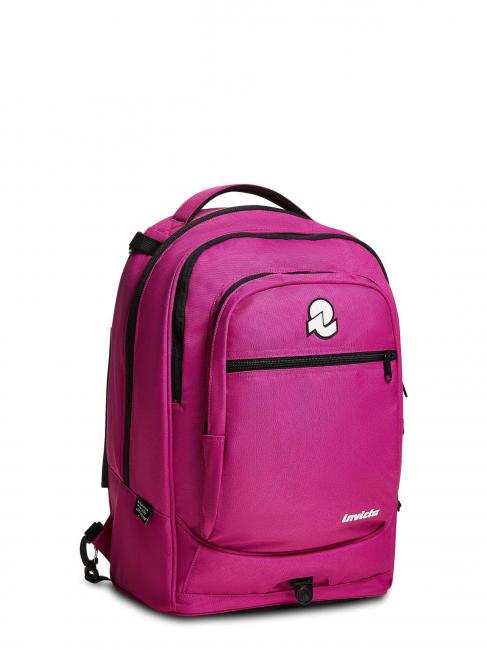 NEW WAY NEW PLUG Plain Rucsac troler, detasabil festival fucsia - Rucsacuri cu role