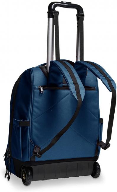 NEW WAY NEW BUMP Plain Rucsac cu troller 2 &icirc;n 1 ocean luminat de lună - Rucsacuri cu role