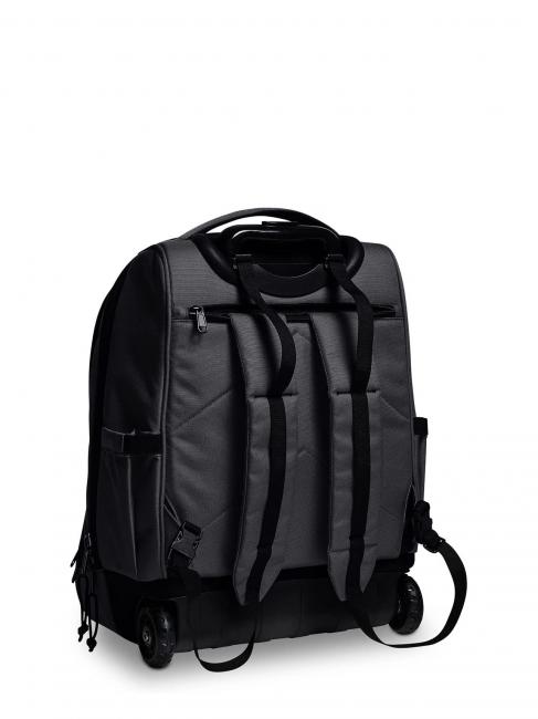 NEW WAY NEW BUMP Plain Rucsac cu troller 2 &icirc;n 1 negru - Rucsacuri cu role