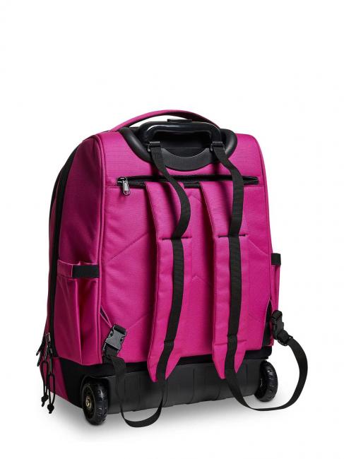 NEW WAY NEW BUMP Plain Rucsac cu troller 2 în 1 festival fucsia - Rucsacuri cu role